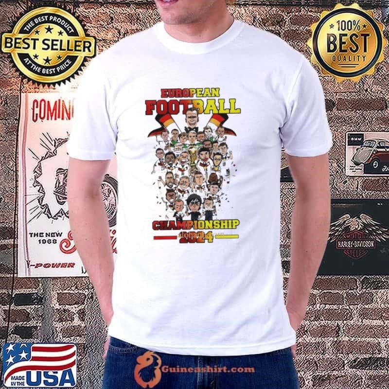Germany European football championship 2024 cartoon shirt