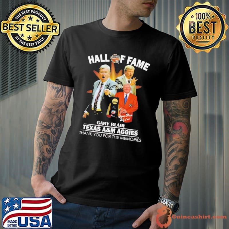 Hall Of Fame Basketball Gary Blair Texas A&M Aggies Shirt