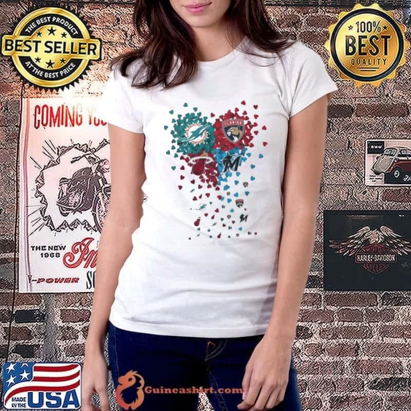 Heart Florida Sports Teams Logo Ladiestee