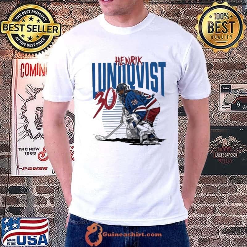 Henrik Lundqvist Swedish former professional ice hockey goaltender New York R Rise T-Shirt