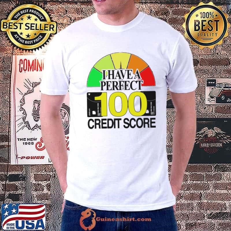 I have a perfect 100 credit score shirt
