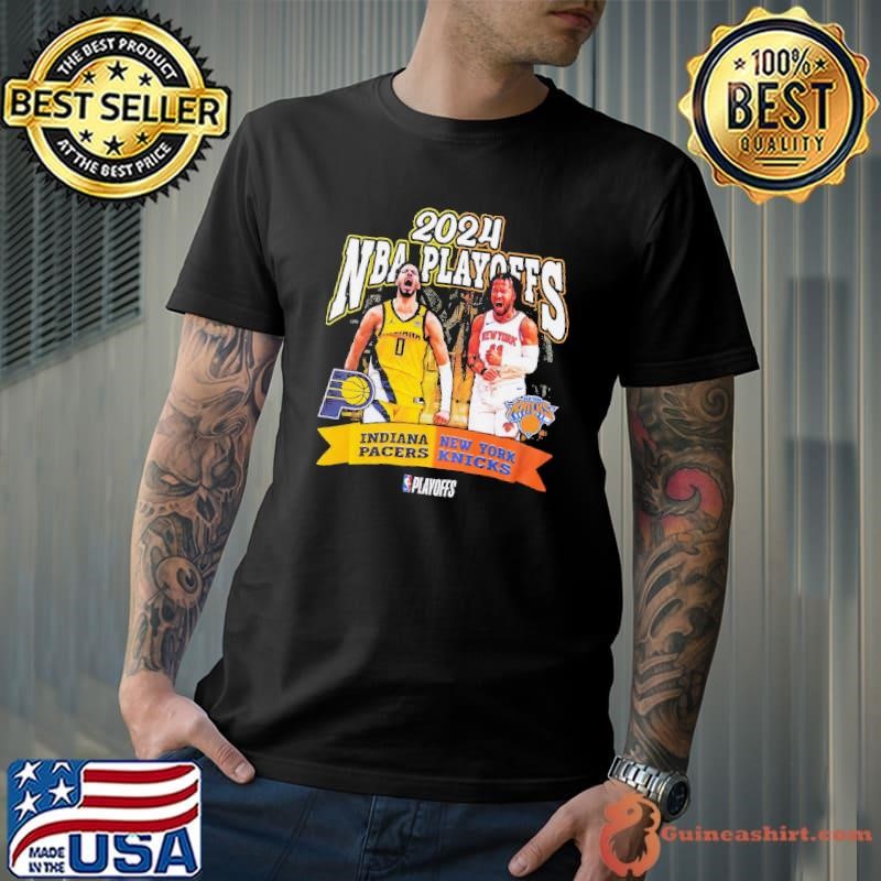 Indiana Pacers vs New York Knicks 2024 NBA Playoffs Round 2 Player Matchup shirt