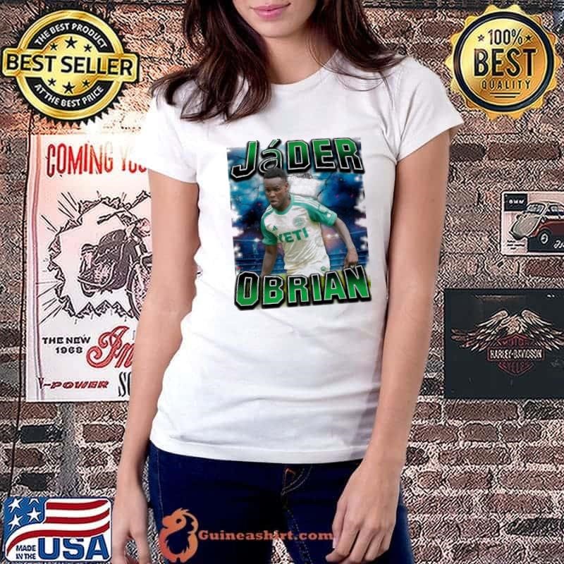 Jáder Obrian Colombian footballer Major League Soccer club Austin FC T-Shirt