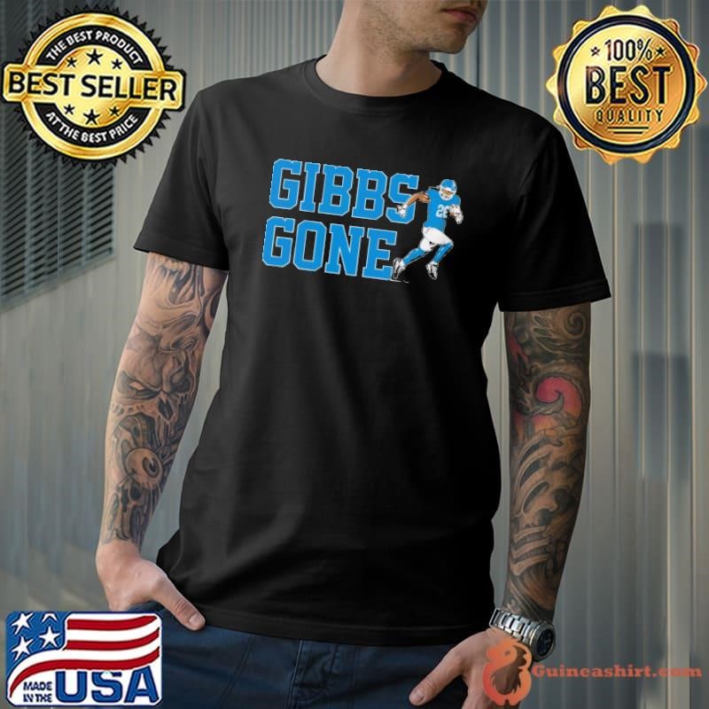 Jahmyr Gibbs American football running back Detroit Lions Gone T-Shirt