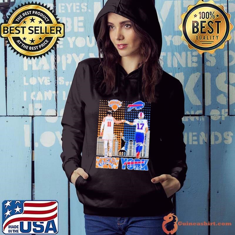 Jalen Brunson New York Knicks And Josh Allen Buffalo Bills Hoodie