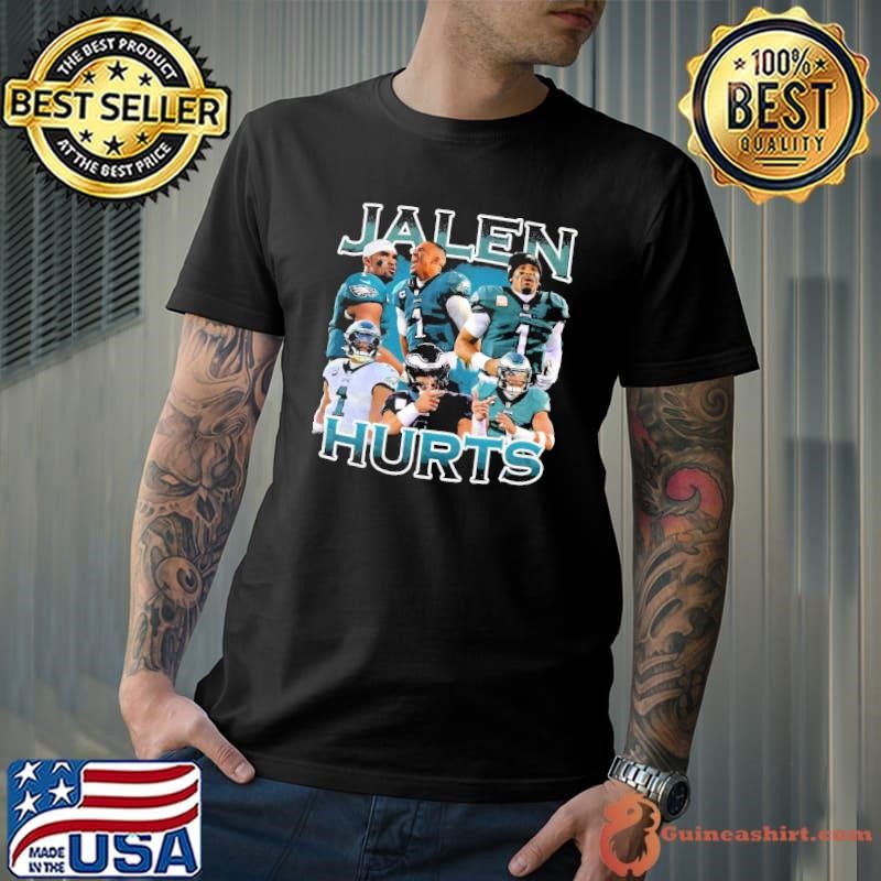 Jalen Hurts American football quarterback Philadelphia Eagles Vintage Collage Unisex