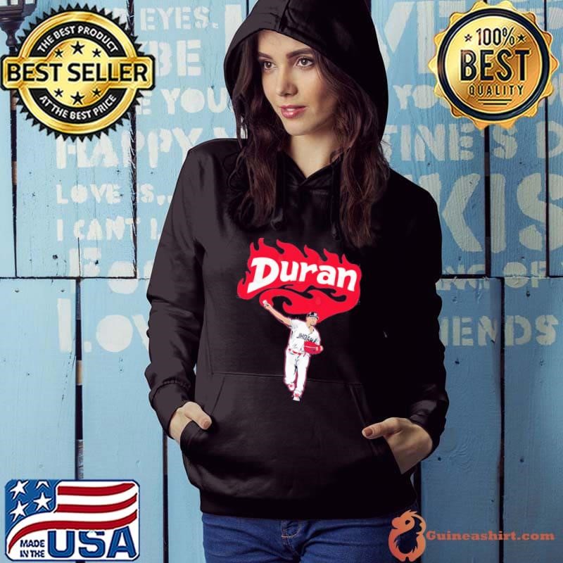 Jhoan Duran Dominican professional baseball pitcher Flames Hoodie