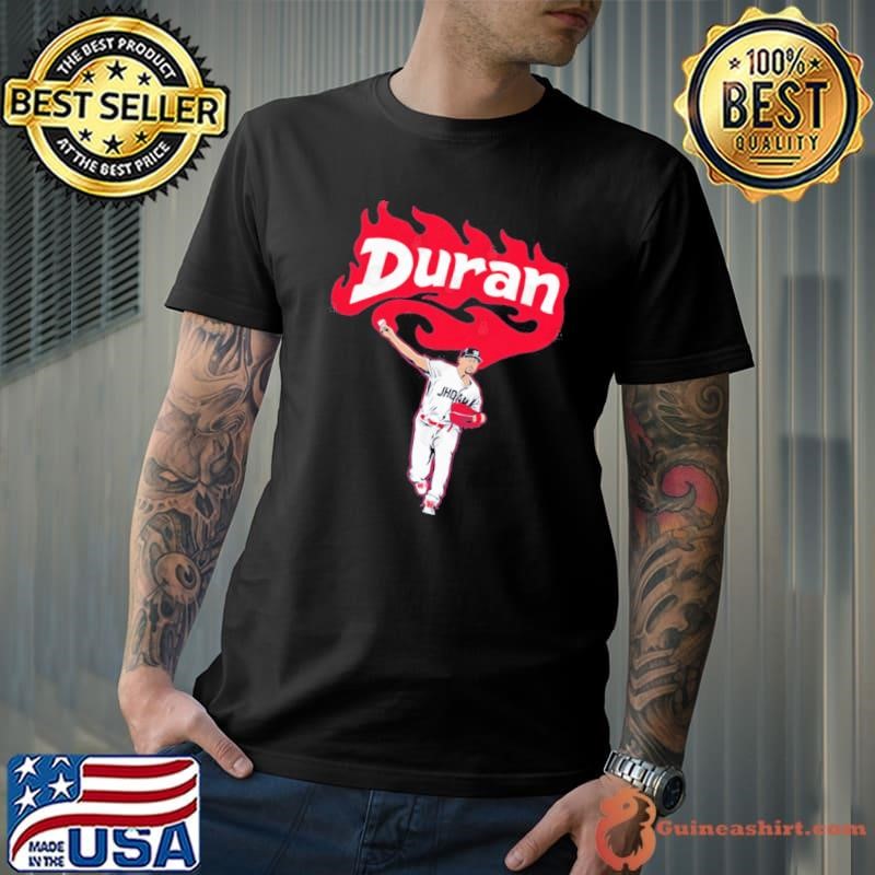 Jhoan Duran Dominican professional baseball pitcher Flames Unisex