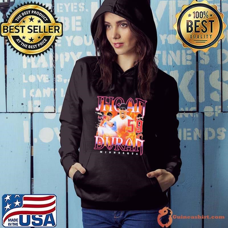 Jhoan Duran Flame Thrower Minnesota Twins Hoodie