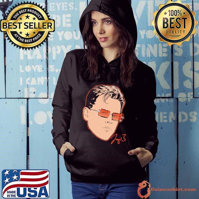 Joe Burrow American football quarterback Cincinnati Bengals Swag Head Hoodie