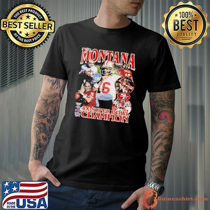 Joe Montana American former football quarterback Vintage Bootleg Shirt