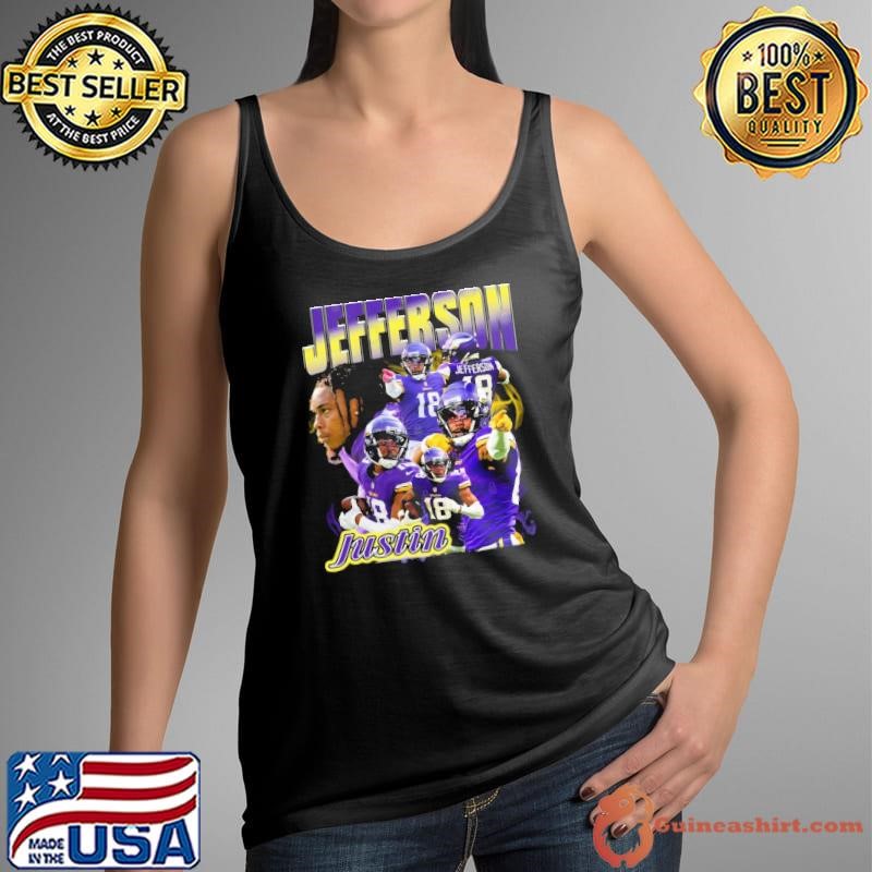 Justin Jefferson American football wide receiver Collage Tank Top