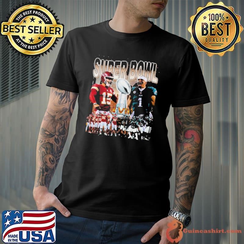 Kansas City Vs. Philadelphia Superbowl LVII professional American football team Shirt