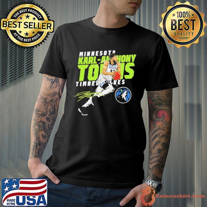 Karl-Anthony Towns Minnesota Timberwolves Slant shirt