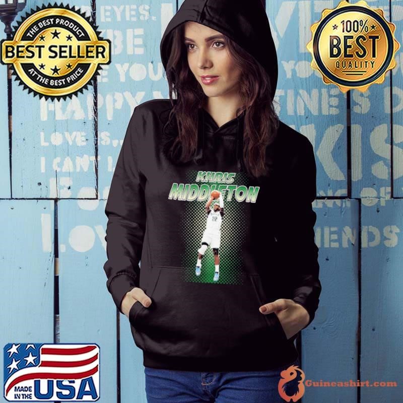 Khris Middleton American professional basketball player for Milwaukee Bucks Art Hoodie