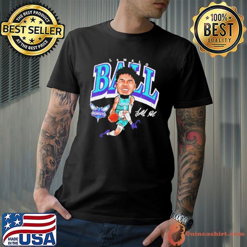 LaMelo Ball Charlotte Hornets cartoon shirt