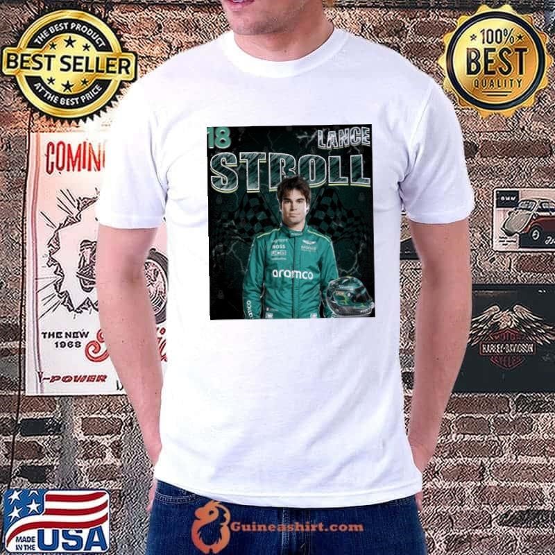 Lance Stroll Canadian and Belgian racing driver competing under Shirt