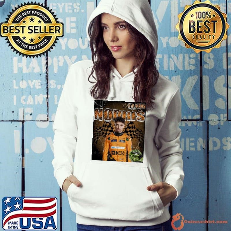 Lando Norris British and Belgian racing driver currently competing in Formula One Hoodie