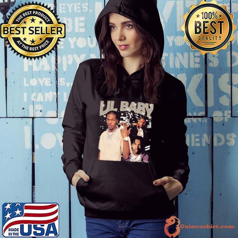Lil Baby American rapper from Atlanta Georgia Retro Bootleg Hoodie