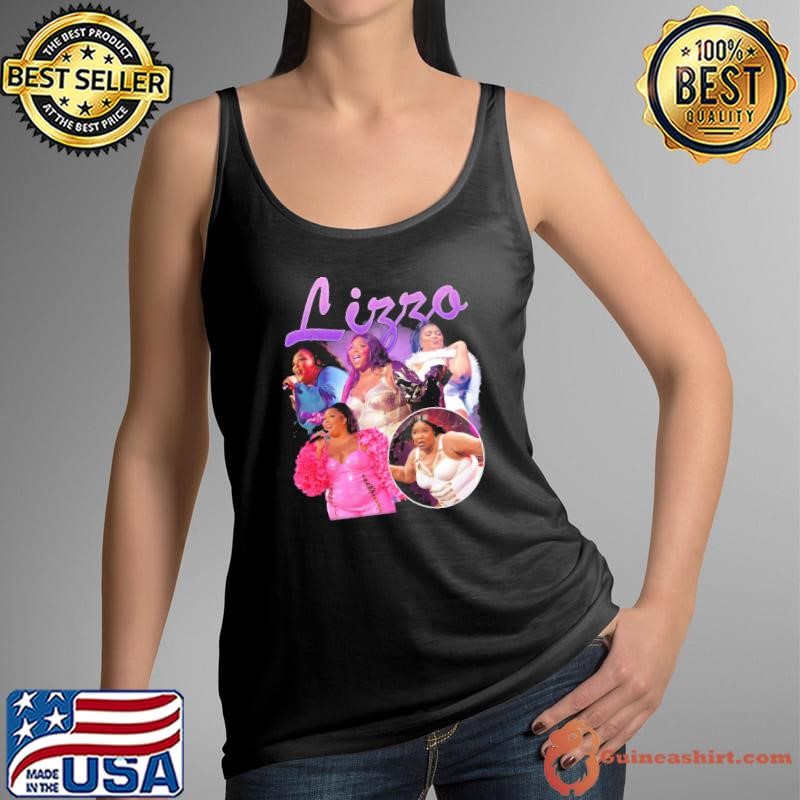 Lizzo American rapper and singer Retro Collage Shirt