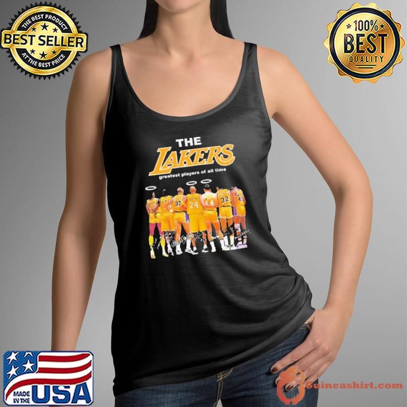 Los Angeles Lakers The Lakers Greatest Players Of All Time Signatures shirt