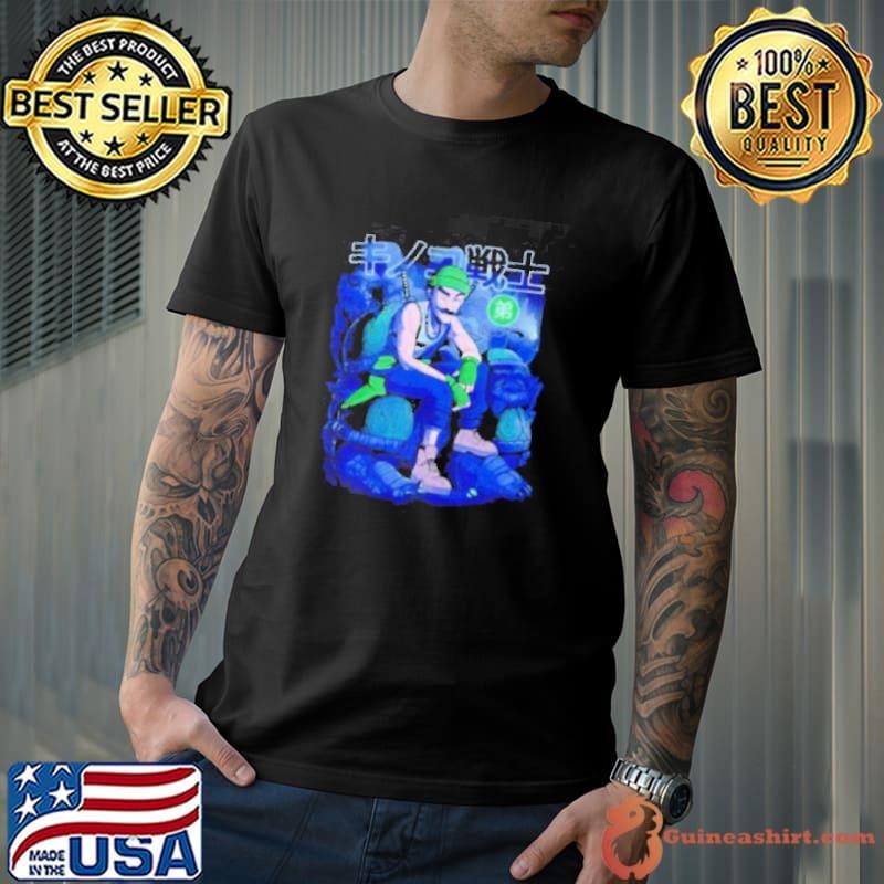 Luigi character green mushroom Brother shirt