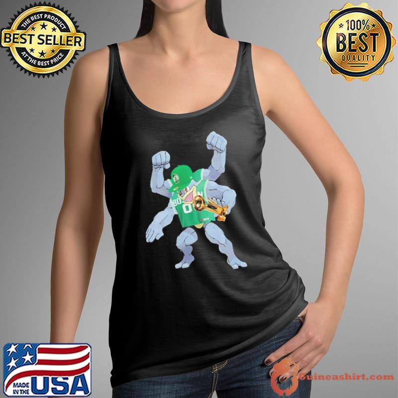 Machamp Pokemon x Boston Celtics Collaborations NBA Finals 2024 Champions Merchandise Tank Top