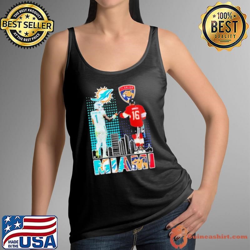 Miami Sports Teams Tua Tagovailoa And Aleksander Barkov Signatures Tank Top