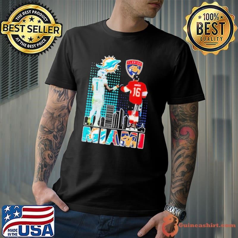 Miami Sports Teams Tua Tagovailoa And Aleksander Barkov Signatures Unisex