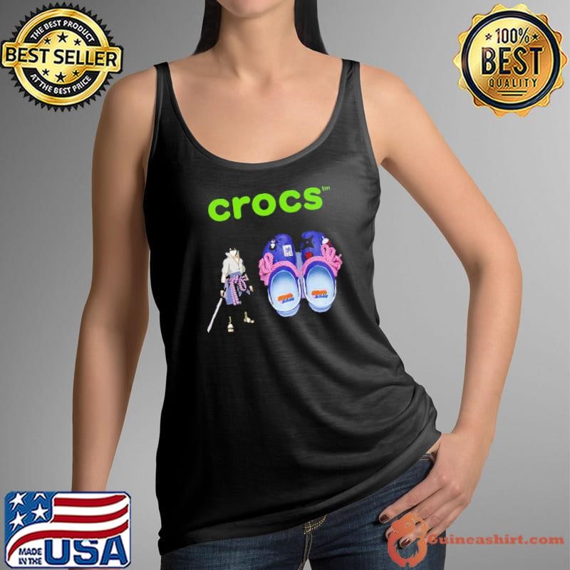 Naruto X Crocs Clog Sasuke Releasing June 6th 2024 Tank Top