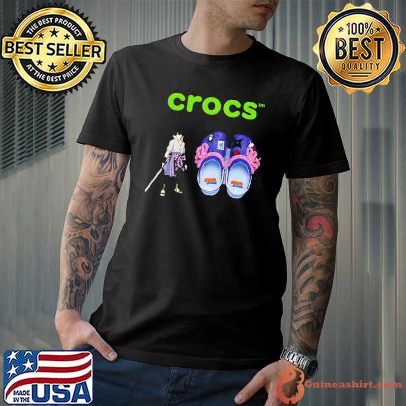Naruto X Crocs Clog Sasuke Releasing June 6th 2024 Shirt