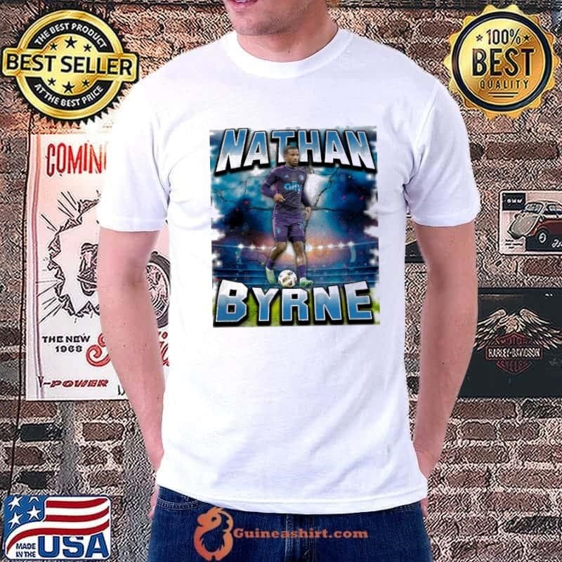 Nathan Byrne English professional footballer Charlotte FC T-Shirt