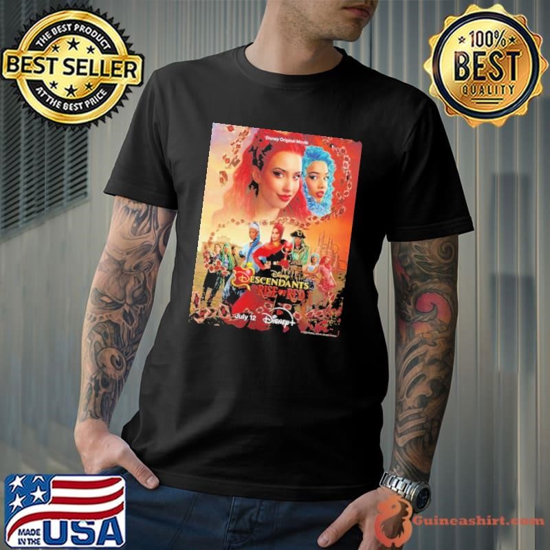 New Poster For Descendants The Rise Of Red Releasing On Disney On July 12 shirt