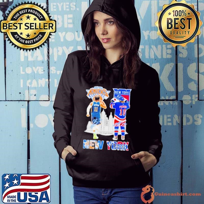 New York City Artemi Panarin New York Rangers And Jalen Brunson New York Knicks Signatures Hoodie