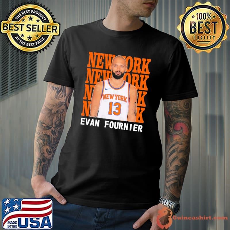 New York Knicks Evan Fournier French professional basketball PanathinaikosT-Shirt