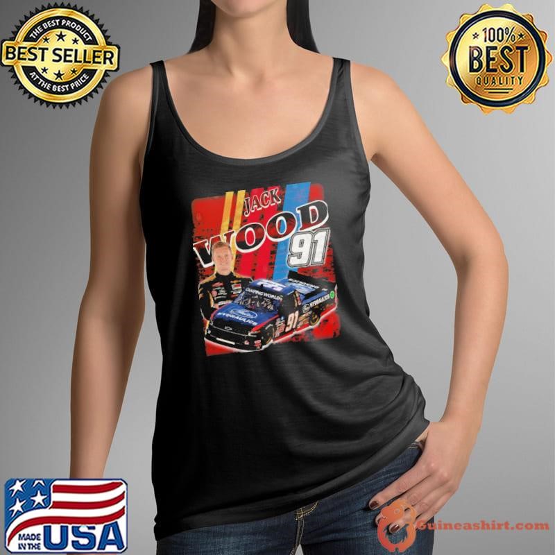 Nice JACK WOOD 91 American professional stock car racing driver Tank Top