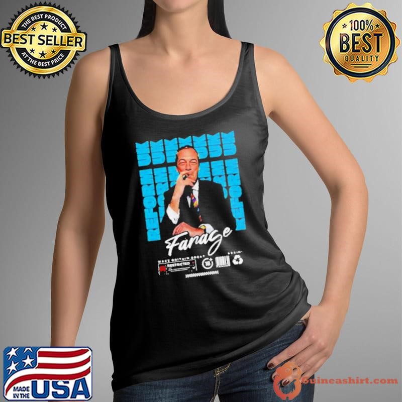 Nigel Farage Reform UK Make Britain Great Again Tank Top