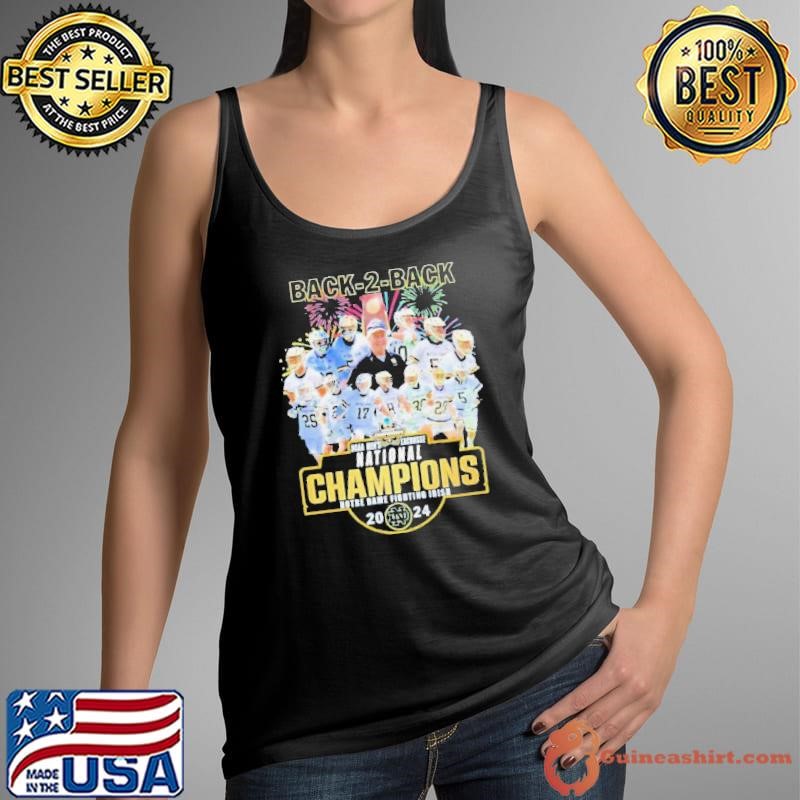 Notre Dame Fighting Irish Team Back 2 Back NCAA Men’s Lacrosse National Champions 2024 Tank Top