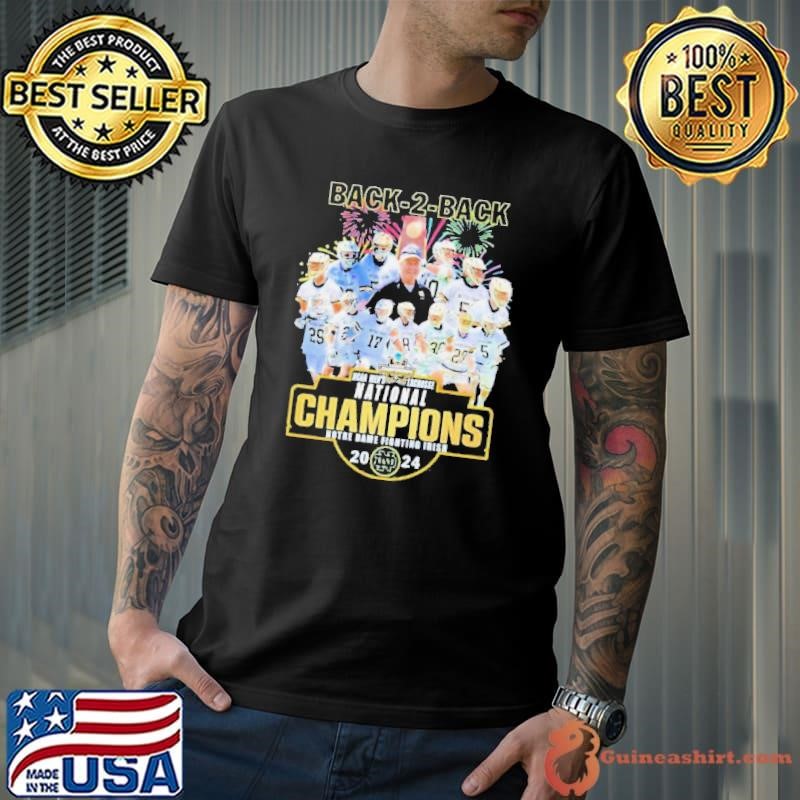 Notre Dame Fighting Irish Team Back 2 Back NCAA Men’s Lacrosse National Champions 2024 Unisex