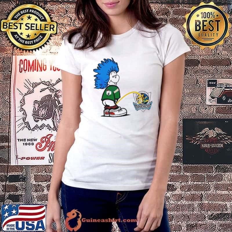 Official Thing One Dallas Mavericks Piss On Boston Celtics Shirt