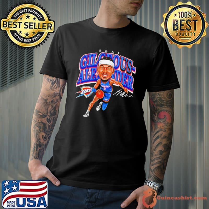 Oklahoma City Thunder Shai Gilgeous-Alexander cartoon Unisex