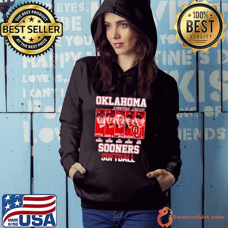 Oklahoma Sooners Softball Starting Lineup 2024 Hoodie