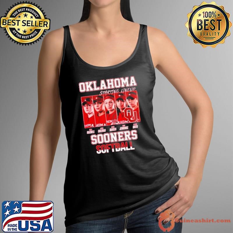 Oklahoma Sooners Softball Starting Lineup 2024 shirt
