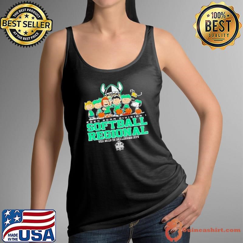 Peanuts Characters 2024 Ncaa Division I Softball Regional Cleveland State Vikings Logo Shirt