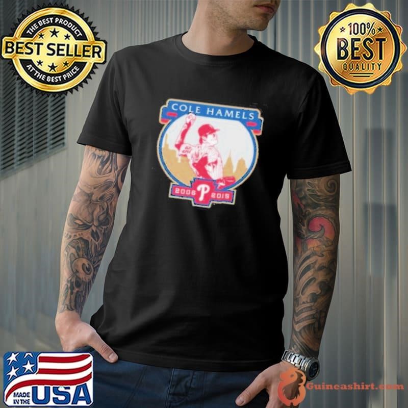 Philadelphia Phillies Cole Hamels 2006 2015 Logo Shirt