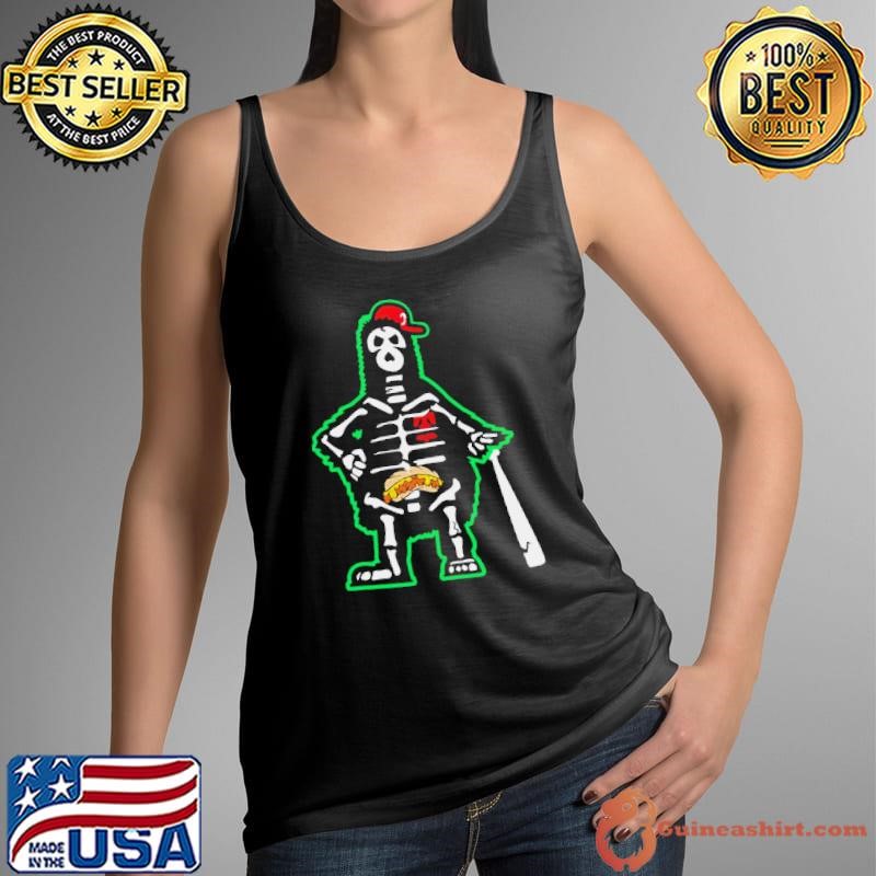 Phillie Phanatic to the bone shirt