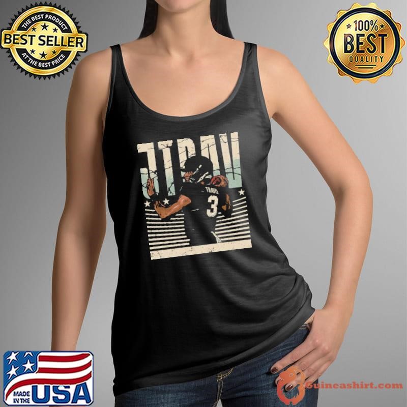 Premium Jordan Travis American football quarterback New York J Name Tank Top