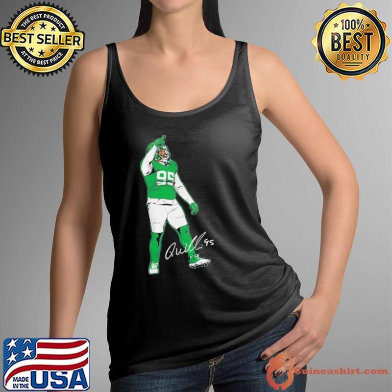 Quinnen Williams American football defensive tackle New York Jets Superstar Pose Tank Top