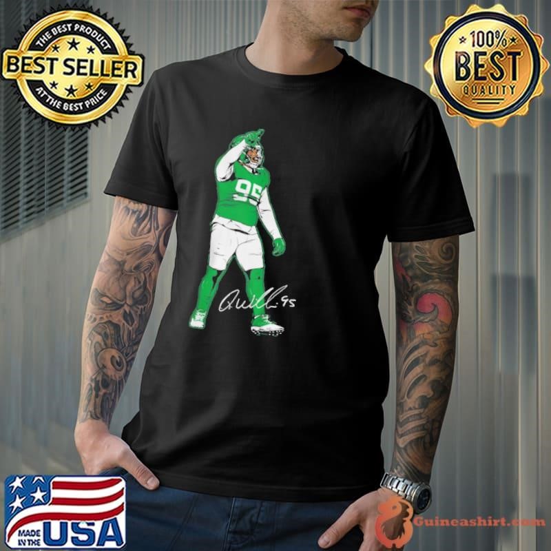 Quinnen Williams American football defensive tackle New York Jets Superstar Pose T-Shirt