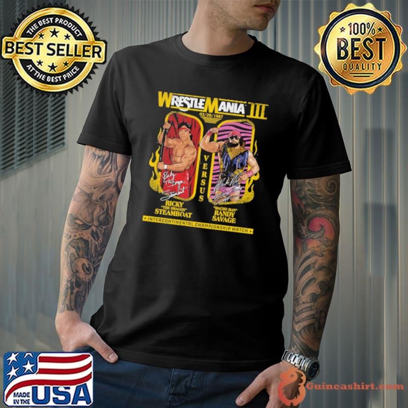 Ricky The Dragon Steamboat Vs. Macho Man Wrestlemania III Unisex